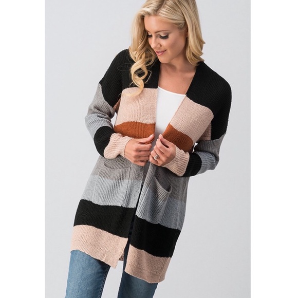 Emma Colorblock Cardigan - Picture 6 of 8